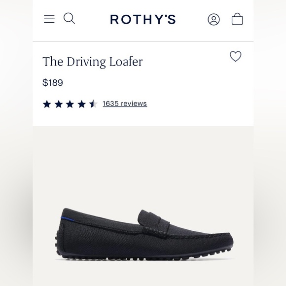 Men Rothy's Black Loafers NWOT - Picture 3 of 12